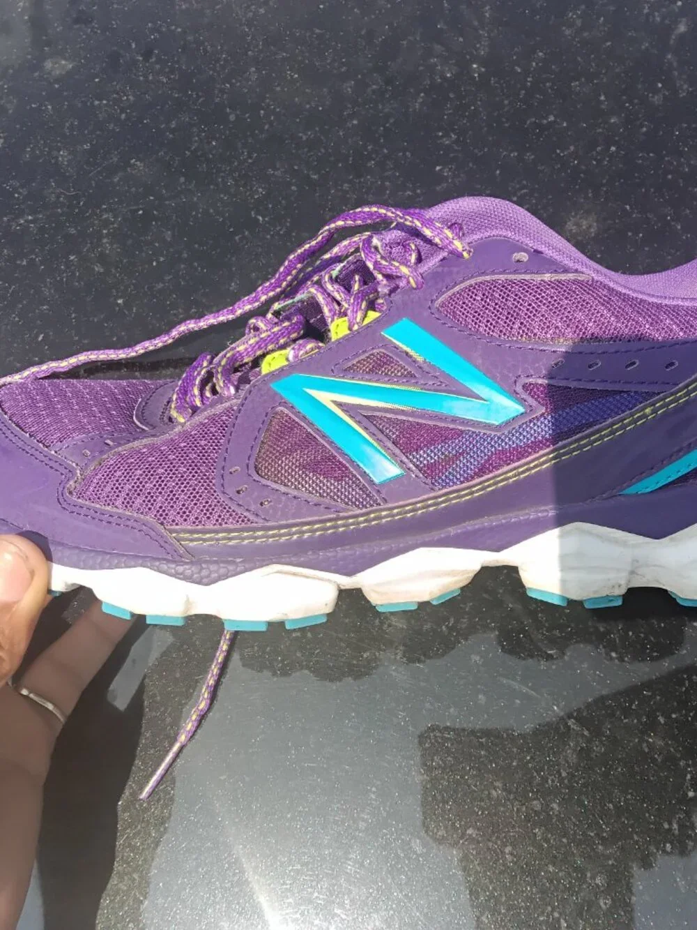 New Balance W750PB3 750v3 Purple/ Blue Running Shoes Women's Sz 9.5